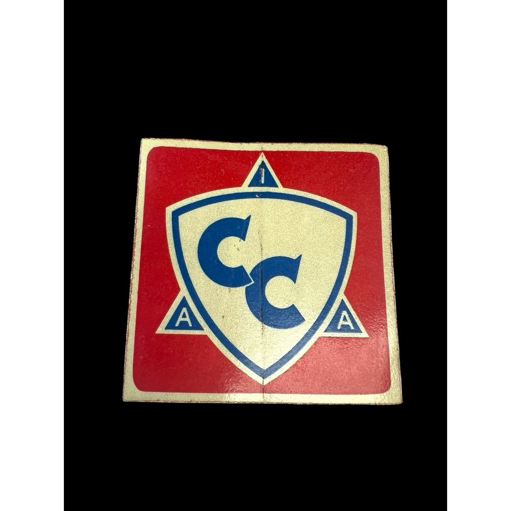Vintage Consumers Cooperative‎ Association CCA Shield Decal Sticker Gas Oil Farm